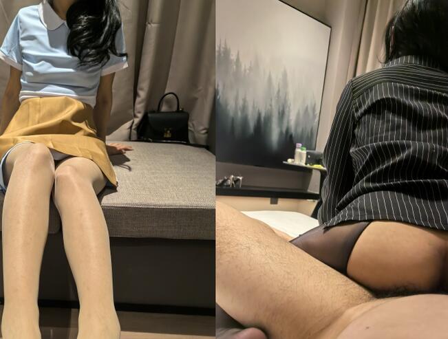 云盘高质露脸B级泄密，让反差骚女友穿上好利来制服肏完在足交，小浪蹄子是相当的配合