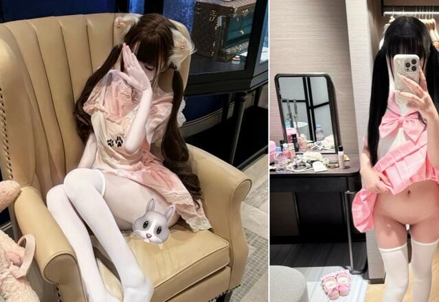 顶级白虎双马尾萝莉少女『幼水若若』与金主啪啪自慰订阅福利