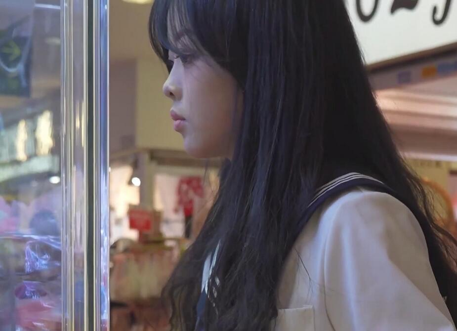 (BC-AA-487)制服jk小姐姐逛街夾娃娃..低角度透心涼CD粉内