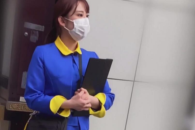 【日産精選】038搭讪抄底制服導遊透明蕾絲騷丁